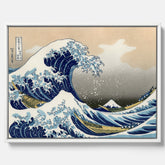 Canvas tavla med The Great Wave off Kanagawa poster – Katsushika Hokusai – Japansk konst