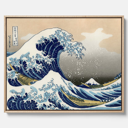 Canvas tavla med The Great Wave off Kanagawa poster – Katsushika Hokusai – Japansk konst