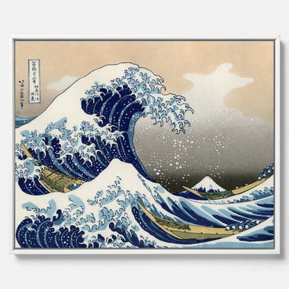 Canvas tavla med The Great Wave off Kanagawa poster – Katsushika Hokusai – Japansk konst