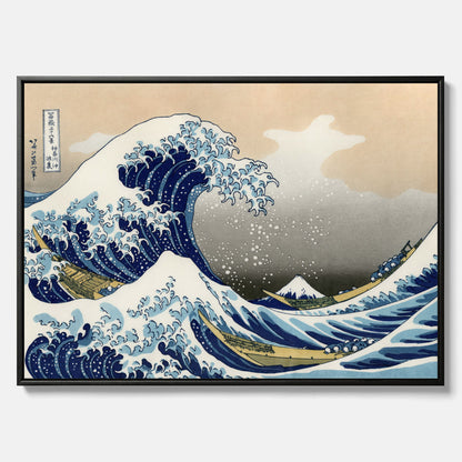 Canvas tavla med The Great Wave off Kanagawa poster – Katsushika Hokusai – Japansk konst