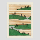 Japanskt Landskap poster  – Vintageposter av Watanabe Shōtei