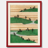 Japanskt Landskap poster  – Vintageposter av Watanabe Shōtei