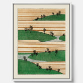 Japanskt Landskap canvas  – Vintageposter av Watanabe Shōtei