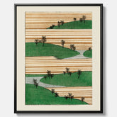 Japanskt Landskap canvas  – Vintageposter av Watanabe Shōtei