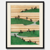 Japanskt Landskap poster  – Vintageposter av Watanabe Shōtei