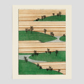 Japanskt Landskap poster  – Vintageposter av Watanabe Shōtei