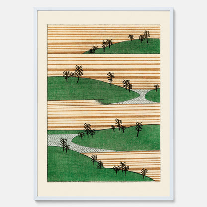 Japanskt Landskap poster  – Vintageposter av Watanabe Shōtei