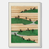 Japanskt Landskap canvas  – Vintageposter av Watanabe Shōtei