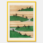 Japanskt Landskap poster  – Vintageposter av Watanabe Shōtei