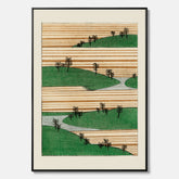 Japanskt Landskap canvas  – Vintageposter av Watanabe Shōtei