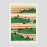 Japanskt Landskap poster  – Vintageposter av Watanabe Shōtei