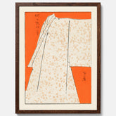 Tavla med "Japanese Robe" poster  – Vintageposter av Watanabe Shōtei