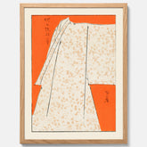Tavla med "Japanese Robe" poster  – Vintageposter av Watanabe Shōtei
