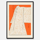 Tavla med "Japanese Robe" poster  – Vintageposter av Watanabe Shōtei