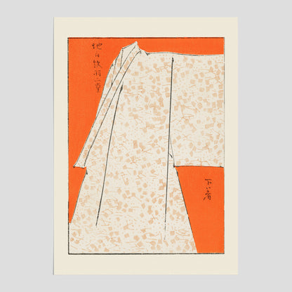&quot;Japanese Robe&quot; poster  – Vintageposter av Watanabe Shōtei