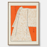 Canvastavla med "Japanese Robe" poster  – Vintageposter av Watanabe Shōtei