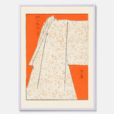 Tavla med "Japanese Robe" poster  – Vintageposter av Watanabe Shōtei