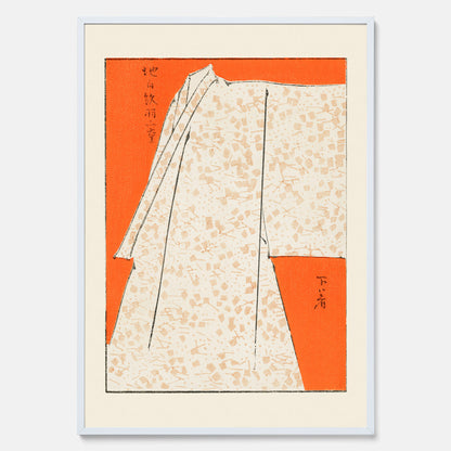 Tavla med &quot;Japanese Robe&quot; poster  – Vintageposter av Watanabe Shōtei