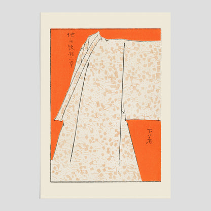 &quot;Japanese Robe&quot; poster  – Vintageposter av Watanabe Shōtei