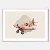 Flygplan Poster No.2 – Affisch till barnrum, Poster för barn, barnposter, barntavla