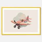 Flygplan Poster No.2 – Affisch till barnrum, Poster för barn, barnposter, barntavla