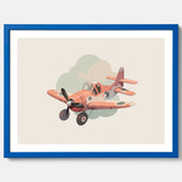 Flygplan Poster No.2 – Affisch till barnrum, Poster för barn, barnposter, barntavla
