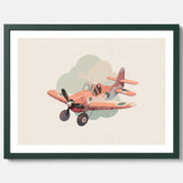 Flygplan Poster No.2 – Affisch till barnrum, Poster för barn, barnposter, barntavla