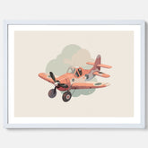 Flygplan Poster No.2 – Affisch till barnrum, Poster för barn, barnposter, barntavla