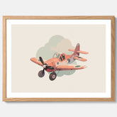 Flygplan Poster No.2 – Affisch till barnrum, Poster för barn, barnposter, barntavla