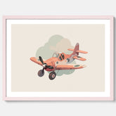 Flygplan Poster No.2 – Affisch till barnrum, Poster för barn, barnposter, barntavla