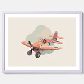 Flygplan Poster No.2 – Affisch till barnrum, Poster för barn, barnposter, barntavla