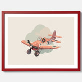 Flygplan Poster No.2 – Affisch till barnrum, Poster för barn, barnposter, barntavla