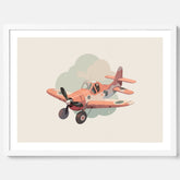 Flygplan Poster No.2 – Affisch till barnrum, Poster för barn, barnposter, barntavla