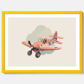 Flygplan Poster No.2 – Affisch till barnrum, Poster för barn, barnposter, barntavla