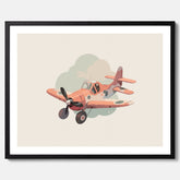 Flygplan Poster No.2 – Affisch till barnrum, Poster för barn, barnposter, barntavla