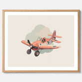 Flygplan Poster No.2 – Affisch till barnrum, Poster för barn, barnposter, barntavla