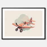 Flygplan Poster No.2 – Affisch till barnrum, Poster för barn, barnposter, barntavla