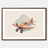 Flygplan Poster No.2 – Affisch till barnrum, Poster för barn, barnposter, barntavla