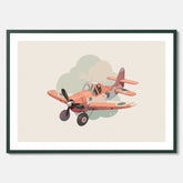 Flygplan Poster No.2 – Affisch till barnrum, Poster för barn, barnposter, barntavla