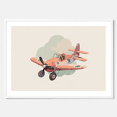 Flygplan Poster No.2 – Affisch till barnrum, Poster för barn, barnposter, barntavla