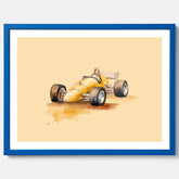 Tavla med en Racerbil Poster – Affisch till barnrum, Poster för barn, bilposter