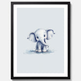 Elefant Poster – Affisch till barnrummet, barnposter, lekfull poster