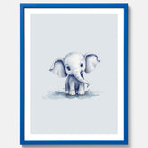 Elefant Poster – Affisch till barnrummet, barnposter, lekfull poster