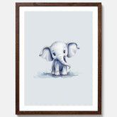 Elefant Poster – Affisch till barnrummet, barnposter, lekfull poster