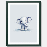 Elefant Poster – Affisch till barnrummet, barnposter, lekfull poster