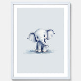 Elefant Poster – Affisch till barnrummet, barnposter, lekfull poster