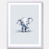 Elefant Poster – Affisch till barnrummet, barnposter, lekfull poster