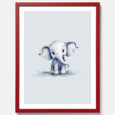 Elefant Poster – Affisch till barnrummet, barnposter, lekfull poster