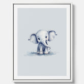 Elefant canvas – Affisch till barnrummet, barnposter, lekfull poster