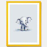 Elefant Poster – Affisch till barnrummet, barnposter, lekfull poster